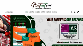 What Meatweat.com website looked like in 2023 (This year)