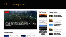 What Mrmampuso.com website looked like in 2023 (This year)