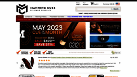 What Manningcues.com website looked like in 2023 (This year)