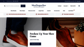 What Mensdesignershoe.com website looked like in 2023 (This year)