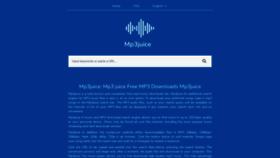 What Mp3juice.club website looked like in 2023 (This year)