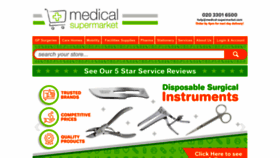 What Medical-supermarket.com website looked like in 2023 (This year)