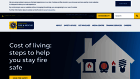 What Merseyfire.gov.uk website looked like in 2023 (This year)