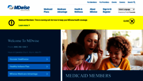 What Mdwise.org website looked like in 2023 (This year)