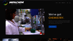 What Mirachem.com website looked like in 2023 (This year)