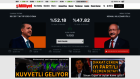 What Milliyet.com website looked like in 2023 (This year)