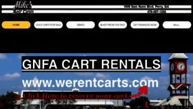 What Mikesgolfcarts.com website looked like in 2023 (This year)