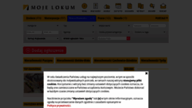 What Mojelokum.pl website looked like in 2023 (2 years ago)