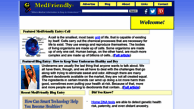 What Medfriendly.com website looked like in 2023 (This year)