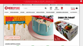 What Meincupcake.de website looked like in 2023 (This year)