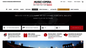 What Music-opera.com website looked like in 2023 (This year)
