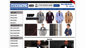 What Mensitaly.com website looked like in 2023 (This year)
