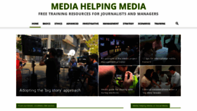 What Mediahelpingmedia.org website looked like in 2023 (This year)