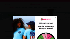 What Marleylilly.com website looked like in 2023 (This year)