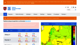 What Meteo.lt website looked like in 2023 (This year)