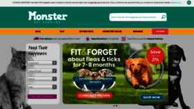 What Monsterpetsupplies.co.uk website looked like in 2023 (This year)
