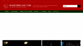 What Maddownload.com website looked like in 2023 (This year)