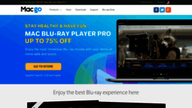 What Macblurayplayer.com website looked like in 2023 (This year)