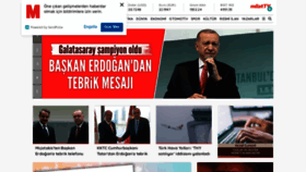 What Milatgazetesi.com website looked like in 2023 (This year)