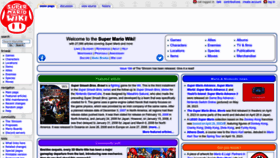 What Mariowiki.com website looked like in 2023 (This year)