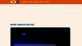 What Morefamousquotes.com website looked like in 2023 (This year)