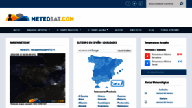 What Meteosat.com website looked like in 2023 (This year)