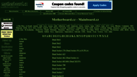 What Motherboard.cz website looked like in 2023 (This year)