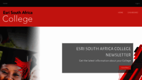 What Moodle.esri-southafrica.com website looked like in 2023 (This year)