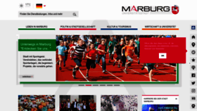 What Marburg.de website looked like in 2023 (This year)