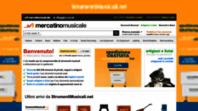 What Mercatinomusicale.com website looked like in 2023 (1 year ago)