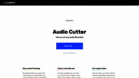 What Mp3cut.net website looked like in 2023 (This year)