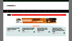 What Maliweb.net website looked like in 2023 (This year)