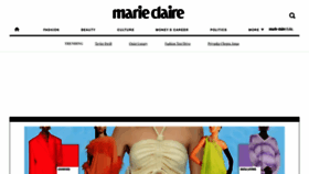 What Marieclaire.com website looked like in 2023 (This year)