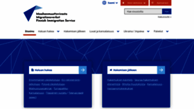 What Migri.fi website looked like in 2023 (This year)
