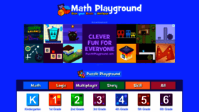 What Mathplayground.com website looked like in 2023 (This year)