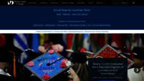 What Mdc.edu website looked like in 2023 (2 years ago)