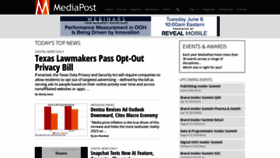 What Mediapost.com website looked like in 2023 (This year)