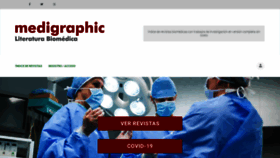 What Medigraphic.com website looked like in 2023 (This year)