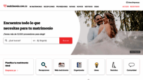 What Matrimonio.com.co website looked like in 2023 (This year)