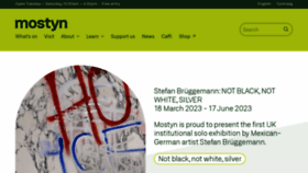 What Mostyn.org website looked like in 2023 (2 years ago)