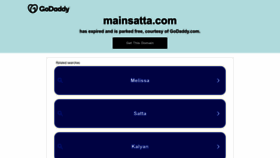 What Mainsatta.com website looked like in 2023 (This year)