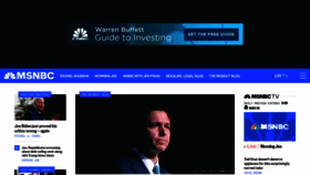 What Msnbc.com website looked like in 2023 (This year)