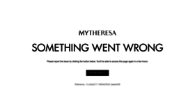 What Mytheresa.com website looked like in 2023 (This year)