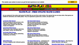 What Math-play.com website looked like in 2023 (This year)
