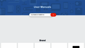 What Manuals.ca website looked like in 2023 (This year)