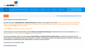 What Mein-allergie-portal.com website looked like in 2023 (This year)