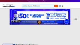 What Mercantil.com website looked like in 2023 (2 years ago)