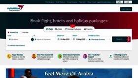 What Myholidays.com website looked like in 2023 (This year)