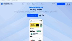 What Mycointainer.com website looked like in 2023 (This year)
