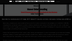 What Maxoutglobal.com website looked like in 2023 (This year)